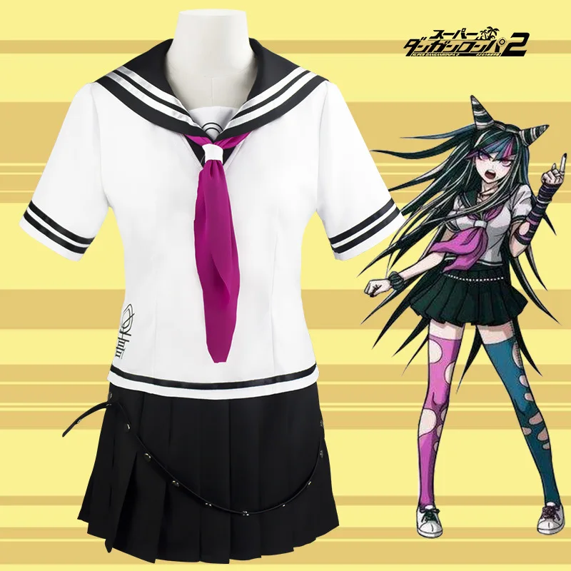 Japanese Anime Danganronpa Jk Uniform Cosplay Sailor Uniform Anime Costume Five Piece Set