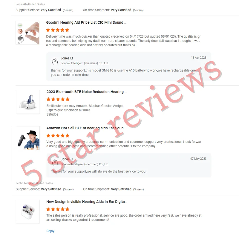 BTE hearing aids for the deaf price list water drop shape small and elegant appearance rechargeable hearing aids wholesale cheap