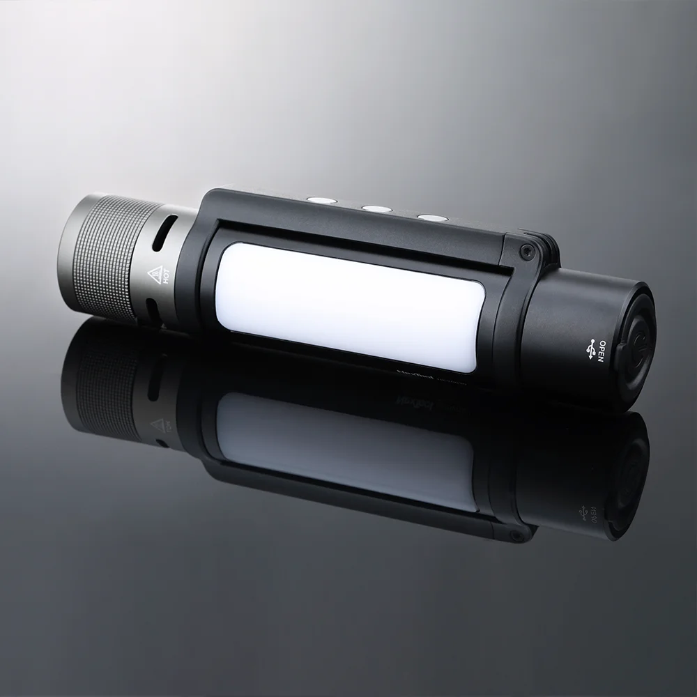 NexTool mini electric led flashlight self defense Rotatable Rechargeable SOS led usb charged Flashlight