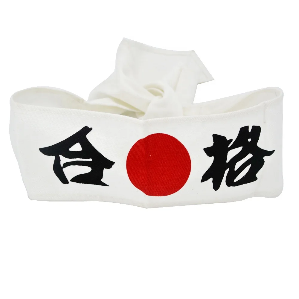New  Customized high Quality Cotton printed Japan hachimaki tradition Headband