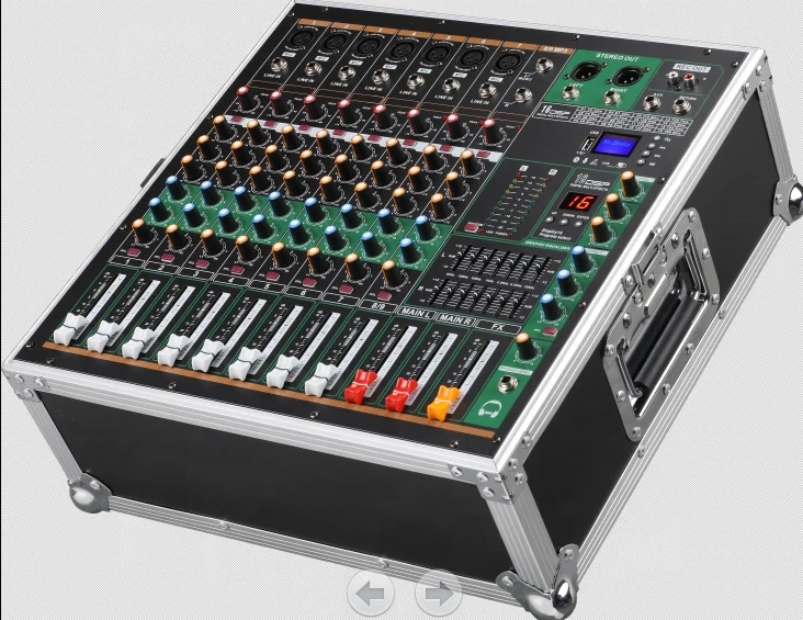 Профессиональная женская Цифровая микшерная консоль 16 DSP 8-канальный корпус портативный USB