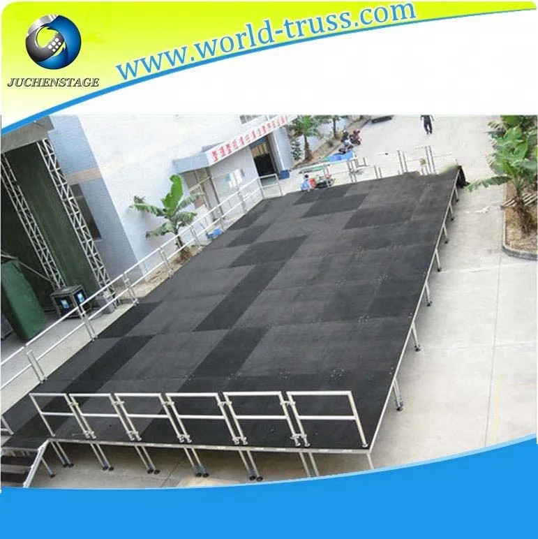 Outdoor Aluminum Event Mobile stage color concert podium assemble stage portable stage