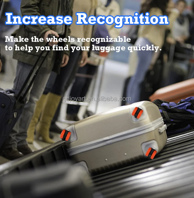 Refill Silicone Luggage Wheel Protection Cover Casters Axles Trolley Box Casters Cover Rubber Luggage Wheel Cover