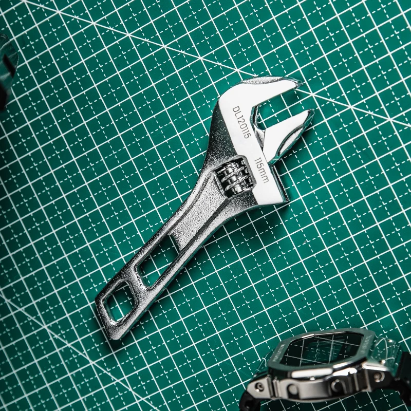 Deli open torque wrench Adjustable Spanner Large clamp size for wider usage