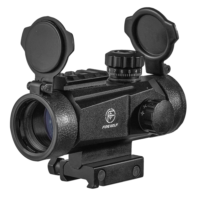 Оптический прицел FIRE WOLF 1x35 с красной точкой для охоты