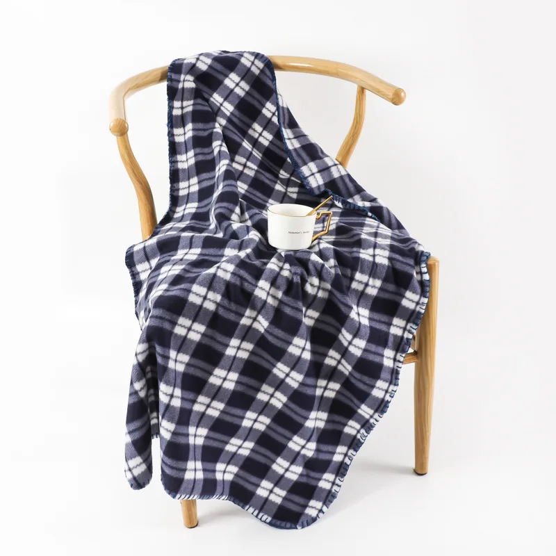 2024 Best Quality 100% Polyester King Queen Knitted Light Spring Airplane Promotional Hot Sales Plain Polar Fleece Blanket