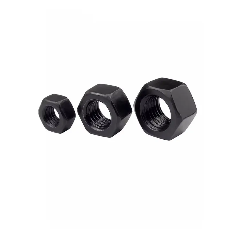 8.8 Class Black High Strength Nut Hexagonal Nut Cap M4 5 6 10 12 14 16 18 20 22 24 30 32 36