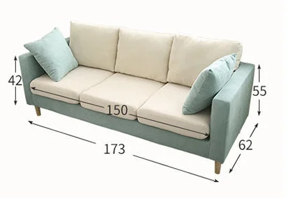 office furniture nordic italian apartment minimalism living room bedroom esigns loveseat fabric sofa