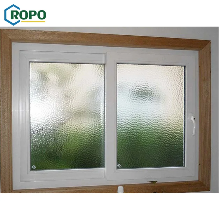 Australia Standard Double Glaze Manufacture Waterproof Small Upvc Plastic Slide Window