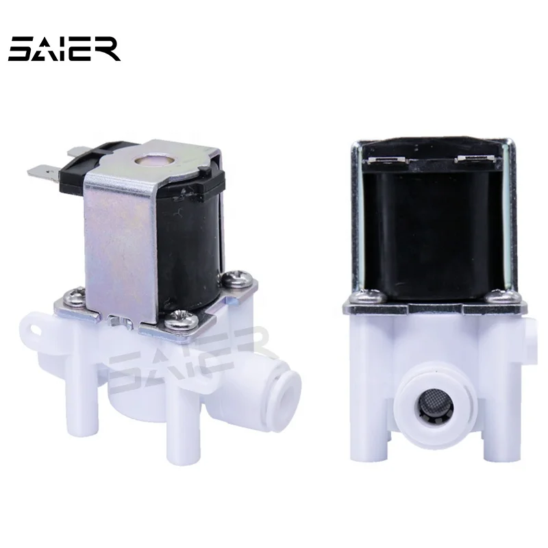 G1/4 Water Solenoid Valve DC 12V Plastic Solenoid Valve Urinal Solenoid Control Valve
