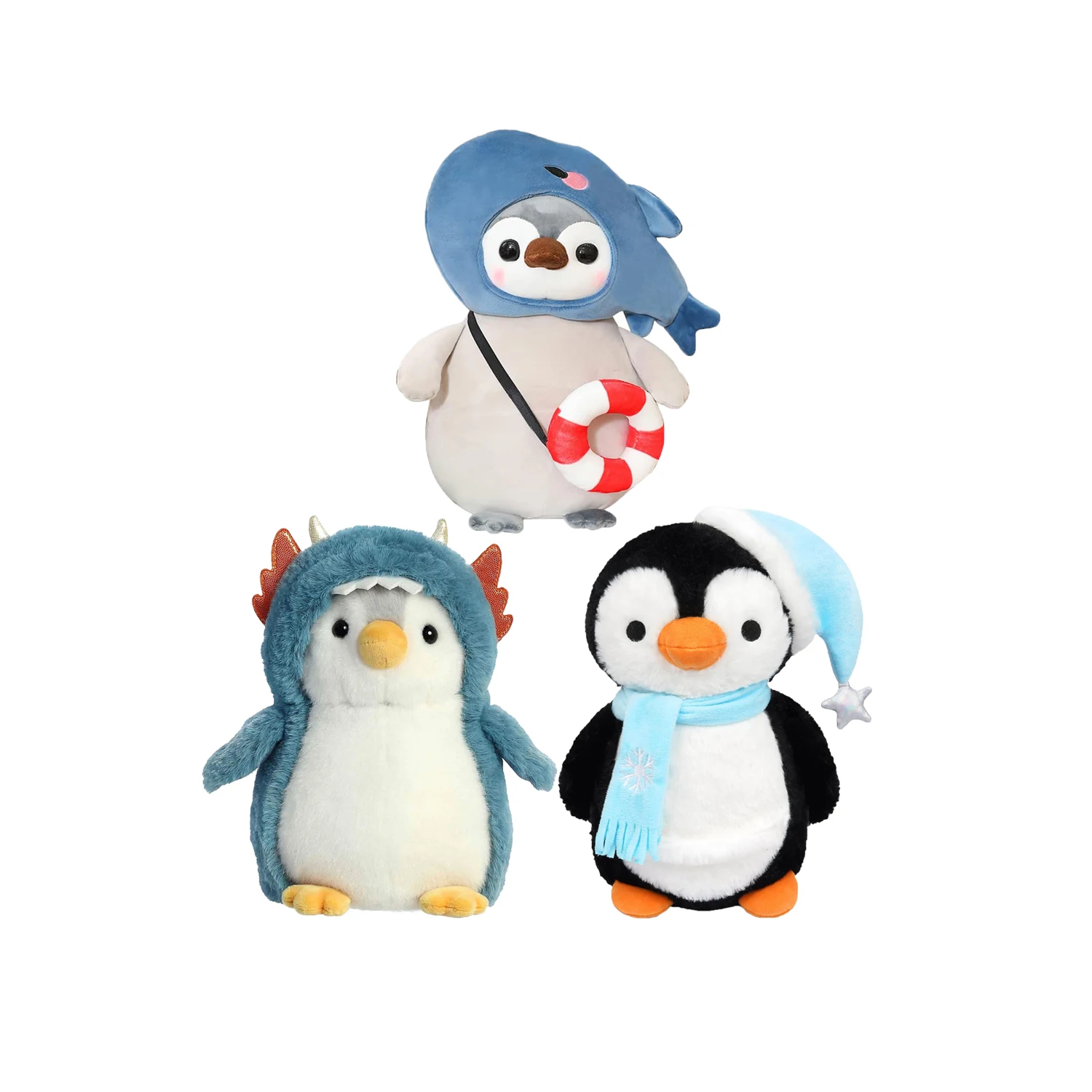 Custom Made Penguin Plush Toys Droshipping ISO Factory High Quality Stuffed Animal Penguin Dolls Personalized Brand Logo Doable