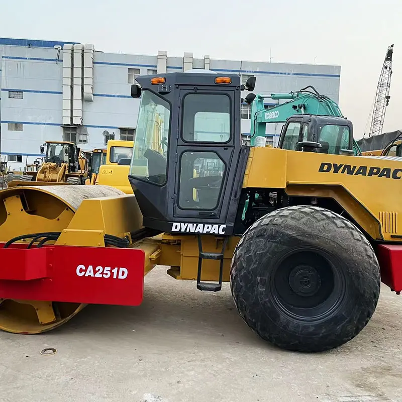 Used Second hand Dynapac CA251D Road Roller high efficiency and engine power Dynapac CA25D Used Road Compactor