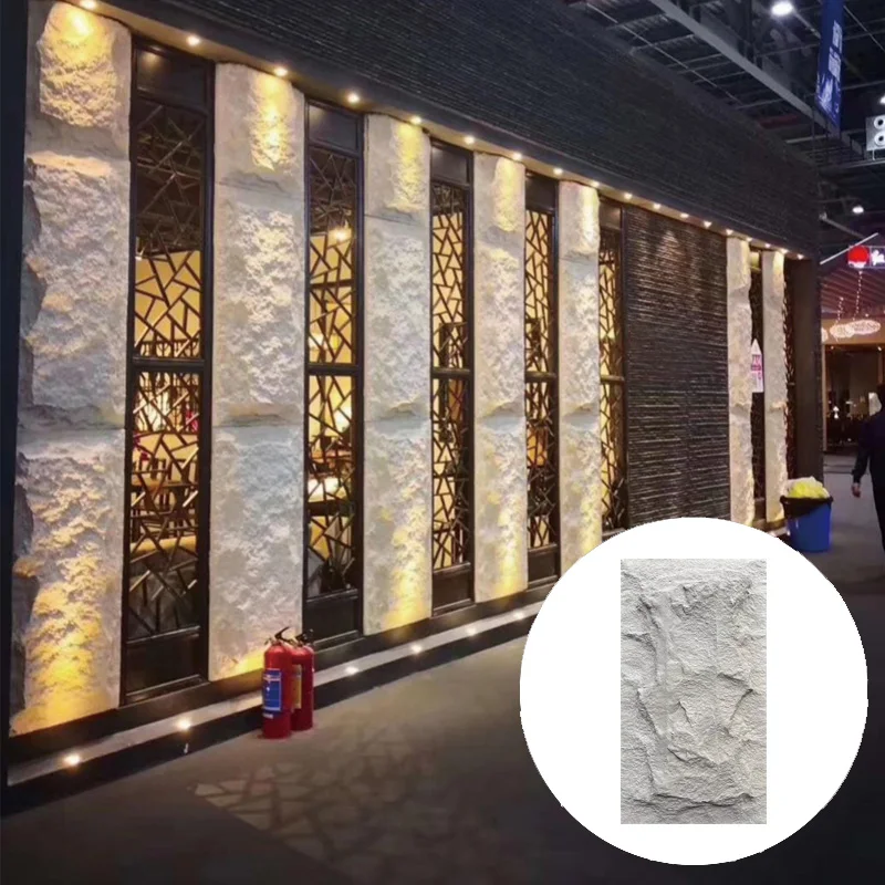 Fashion Style PU Material Wall Decor Cultural Stone Decorative PU Stone Wall Panel For Wall Decor
