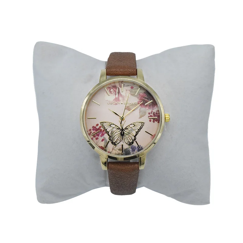 Luxury Women Bracelet Watches Set Custom Dial Ladies Elegant Leather Strap Watch