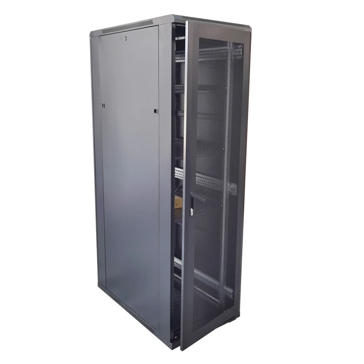 19 inch high quality steel frame mesh door network assembly rack 42U cabinet