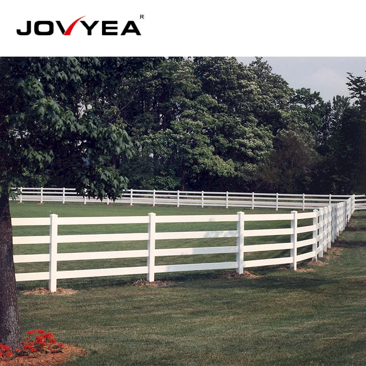 High Quality Ranch Horse Corral Fence Vinyl Rails Pvc Horse Fence Panels