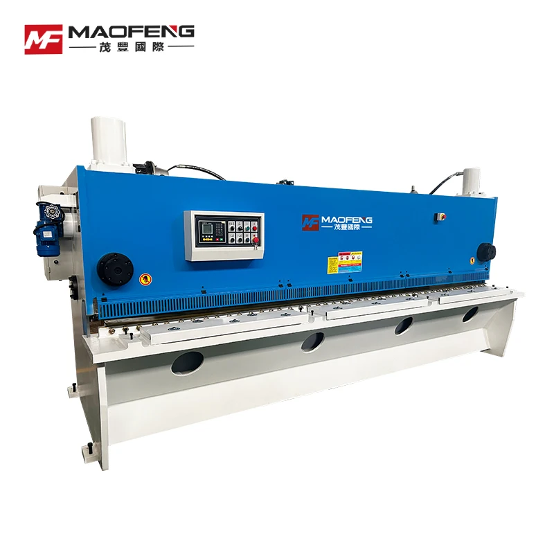 Maofeng hot sell 2024 guillotine hydraulic shearing machine 6*3200mm for 8mm thickness plate cutting shearing