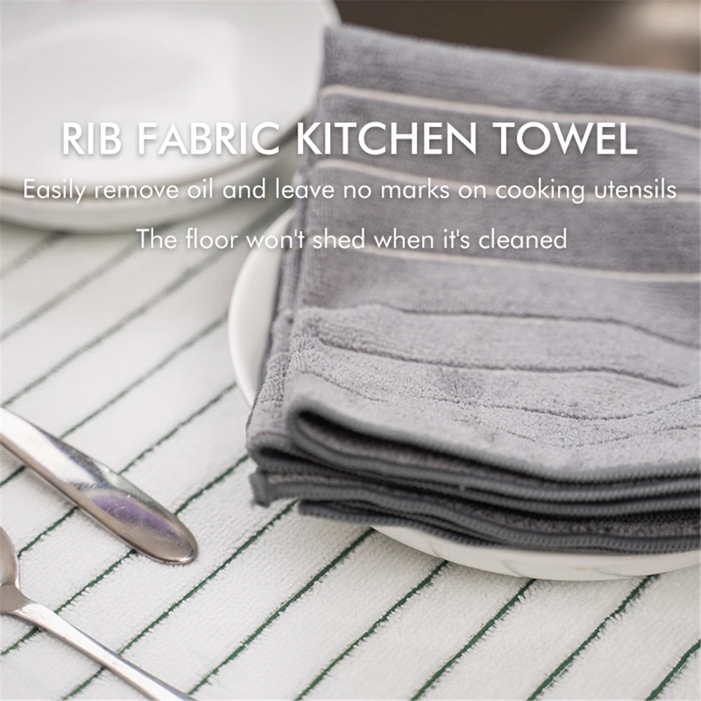Cleaning products for household All Purpose Microfiber Towels Clean Dust Absorbent Dish Rags Cleaning Cloths for House Kitchen