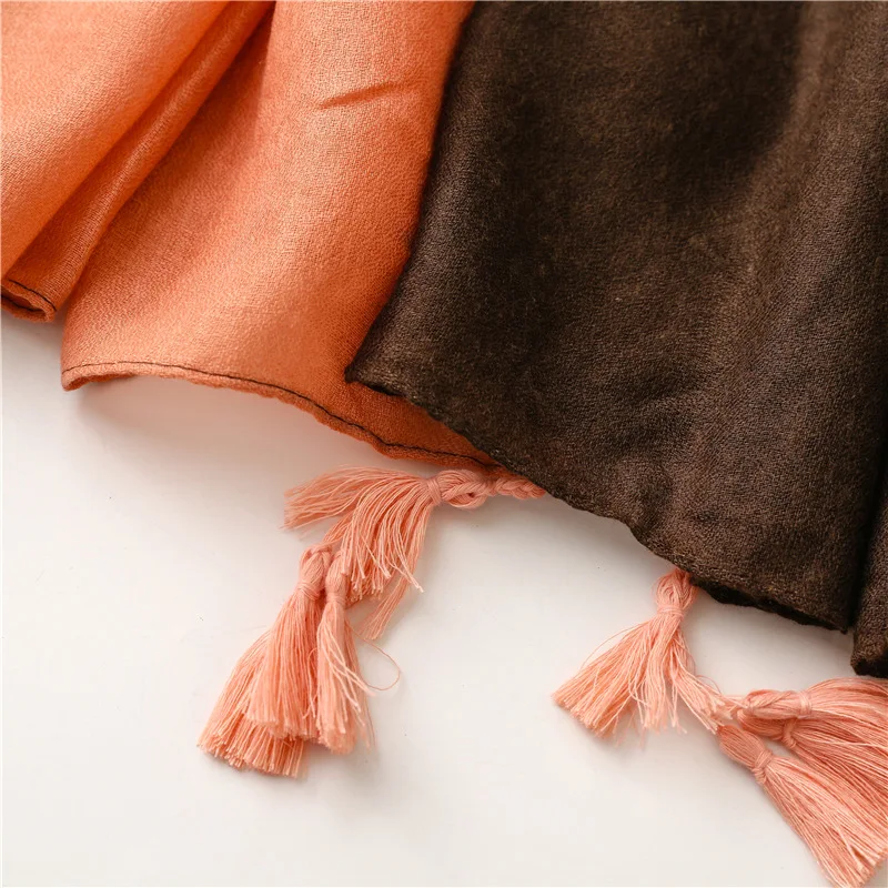 Мягкий льняной хлопковый шарф с принтом вискозные шали женские роскошные длинные шарфы