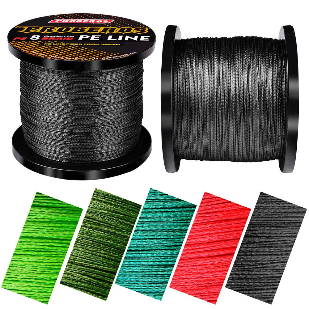 W8 1000m PE braided  main line japanese braided fishing line sea fishing