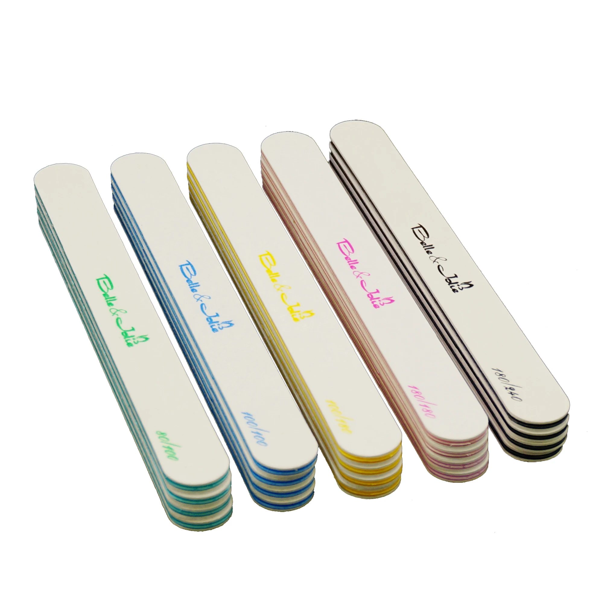 Professional Manufacturer Free Samples 80 100 180 240 Grit Custom Printed Korean Nail File