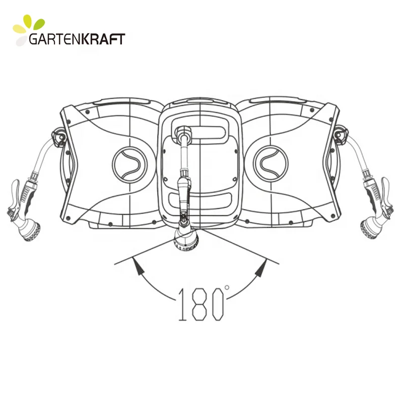GartenKraft Home Garden Product Other Watering & Irrigation Portable Garden Water Hose Garden Tool Hose Reels