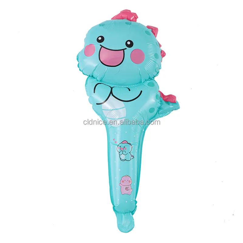 Nice Wholesale Inflatable Astronaut Hand Shaped Balloon Animals Toys Dinosaurs Wrist Foil Balloon for Kids Birthday Decorations