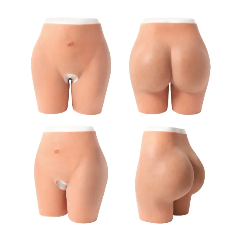 Silicone Soft Open Crotch Women Big Buttock Hip Enhancer Artificial Natrual Silicone Panty Butt Enhancement Shaper Underwear