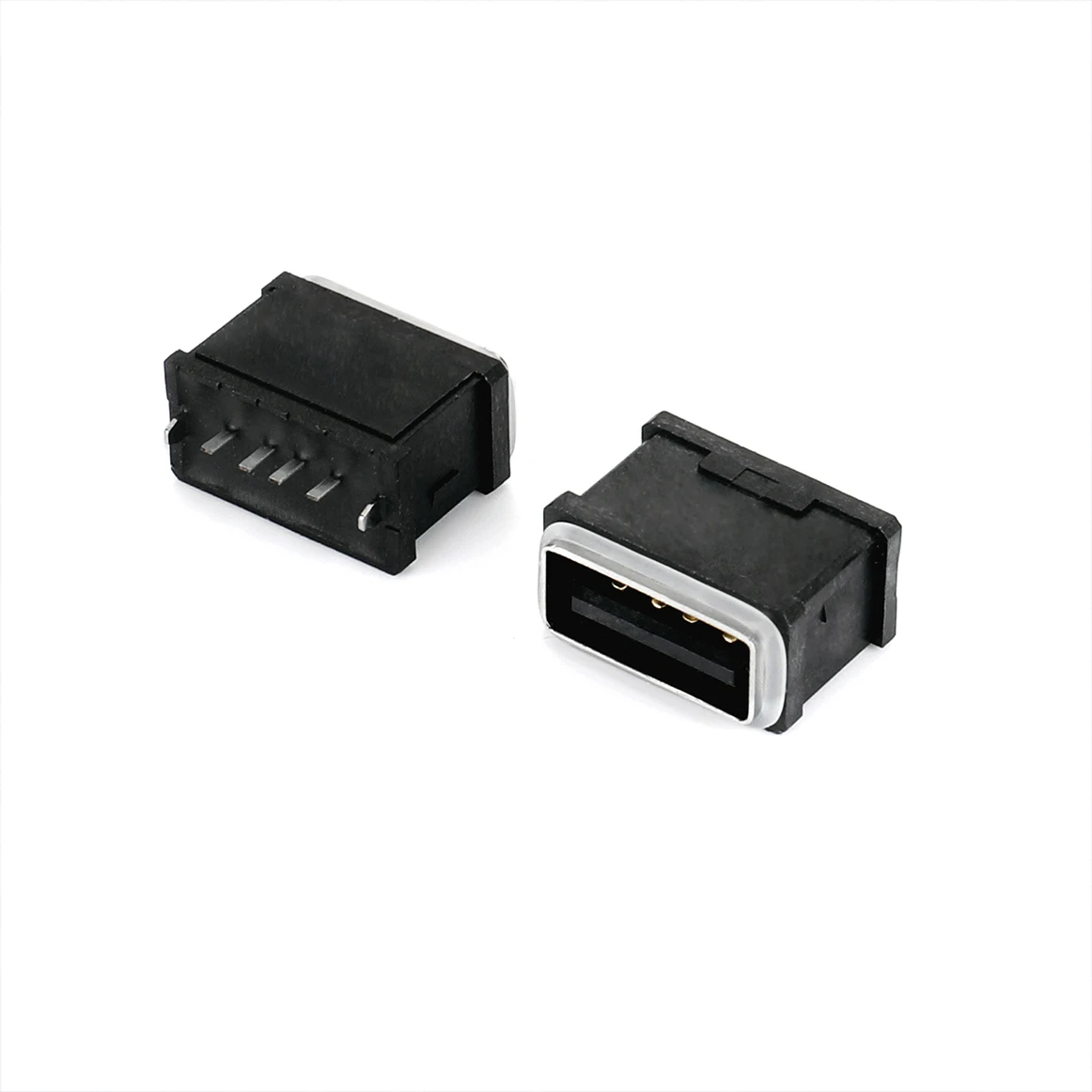 Free Samples Waterproof IPX7 Usb Female Socket Vertical Plug-In Multifunctional 6 Pin Interface