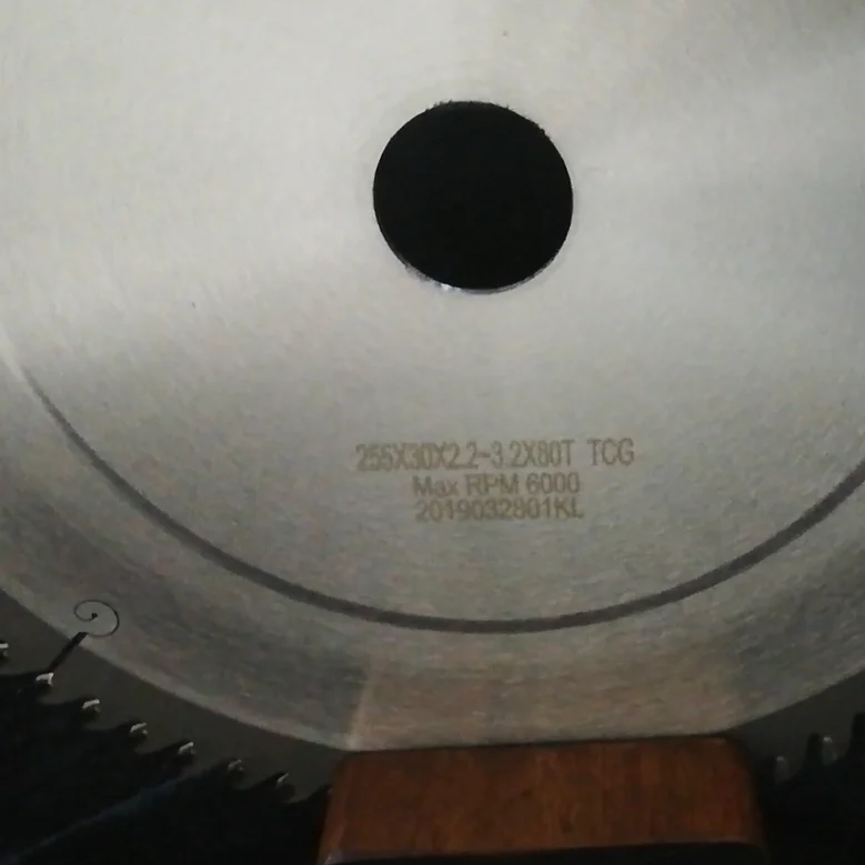 TCT circular saw blade for cutting wood coating panel MDF