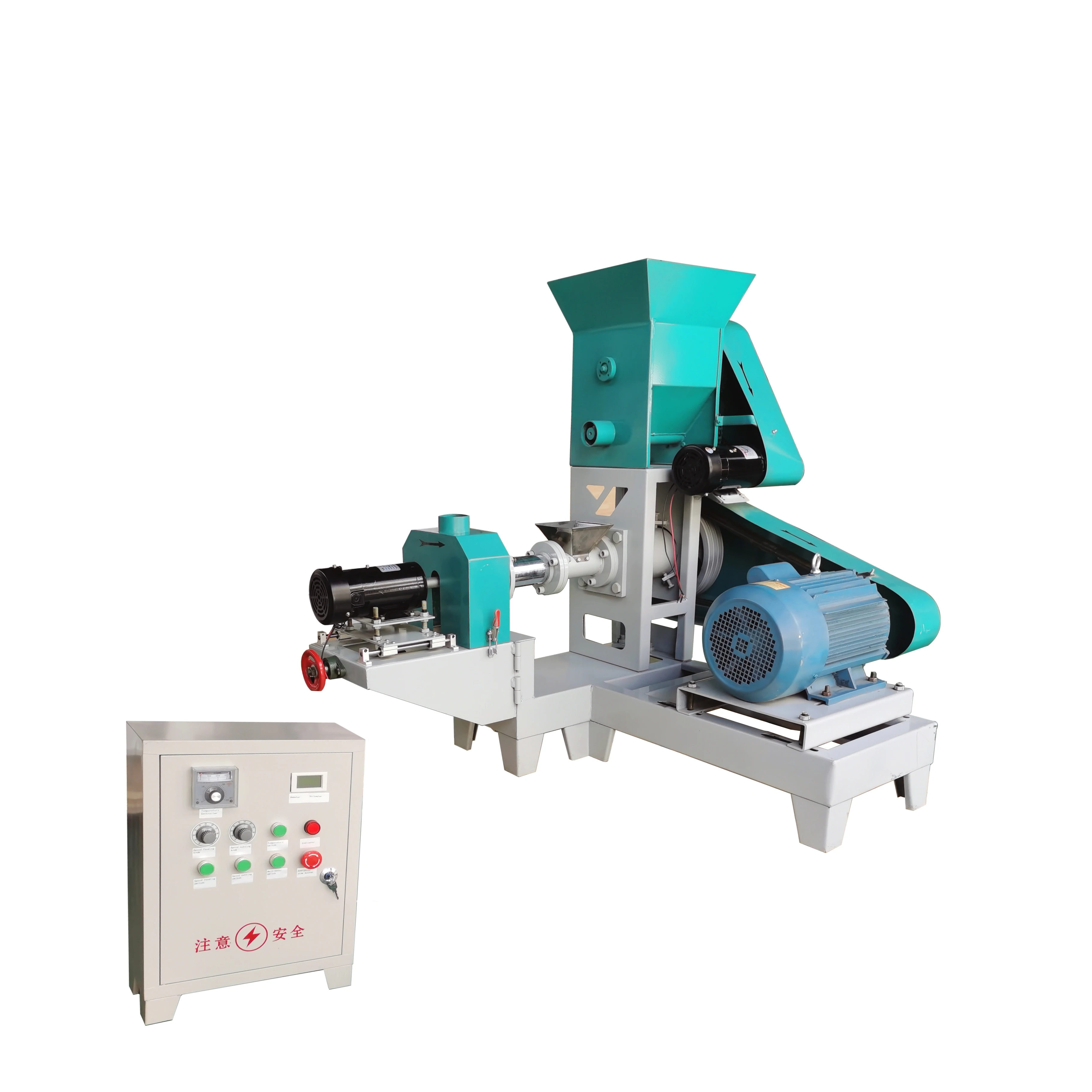 50-500KG/H Fish Feed Extruder Floating Feed Pet Cat Dog Pellet Food Making Machine