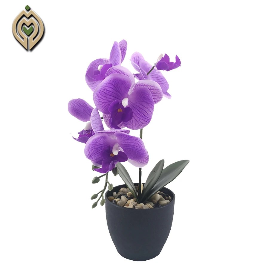 Artificial flower Phalaenopsis Orchid Silk real touch Butterfly Orchid orchidee Wedding Home Decoration greenery