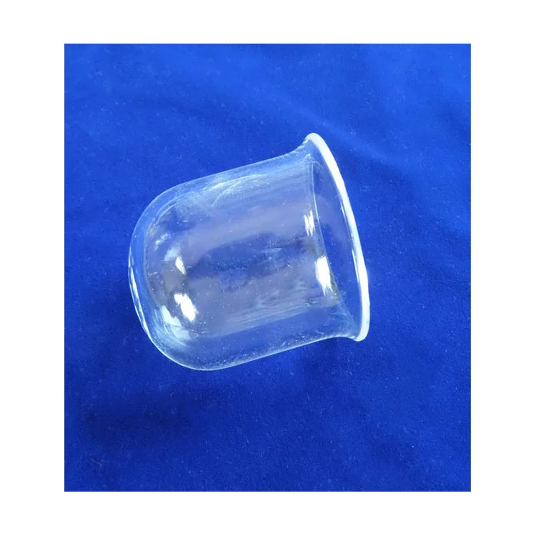 Customized High purity  heat resistance  quartz glass crucible Transparent  quartz crucible