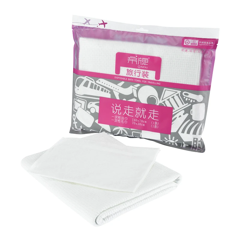 Beauty salon Soft Skin Towels Disposable Bath Towel Bath 100% Cotton OEM Service Bath Towels