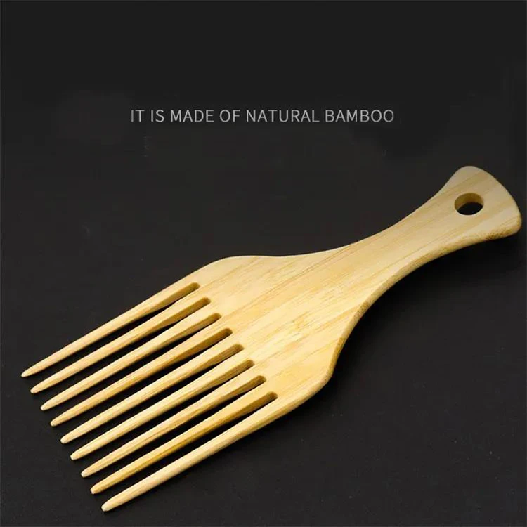 Wholesale hot selling giant wooden comb wide teeth 100% natural comb OEM private label natural wood comb