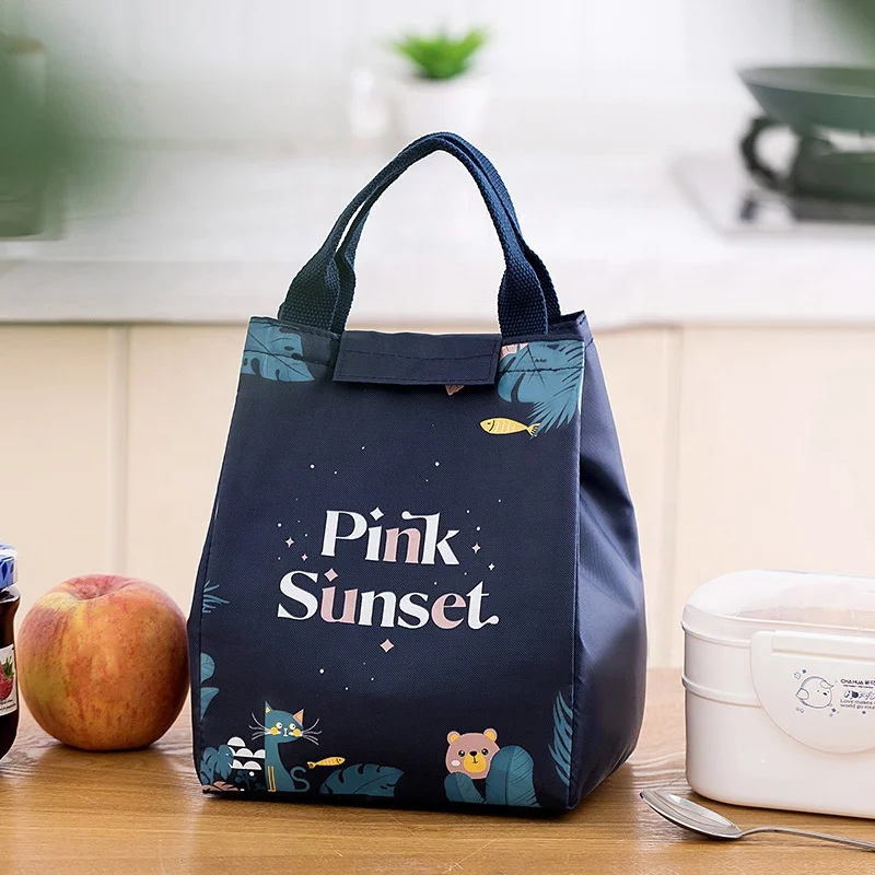 New fashion magic forest insulation thickening outside heat preservation fresh kids thermal picnic lunch bag