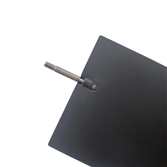 Titanium electrode plate for swimming pool salt chlorinator