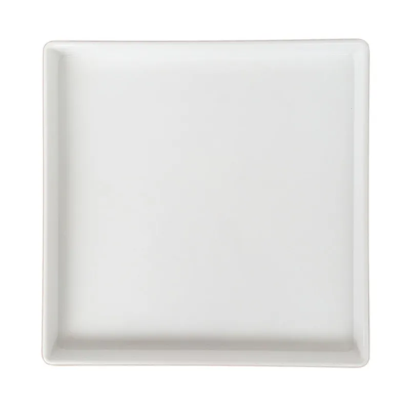 Custom Logo Serving square Tray for Coffee Table Food plastic Tray