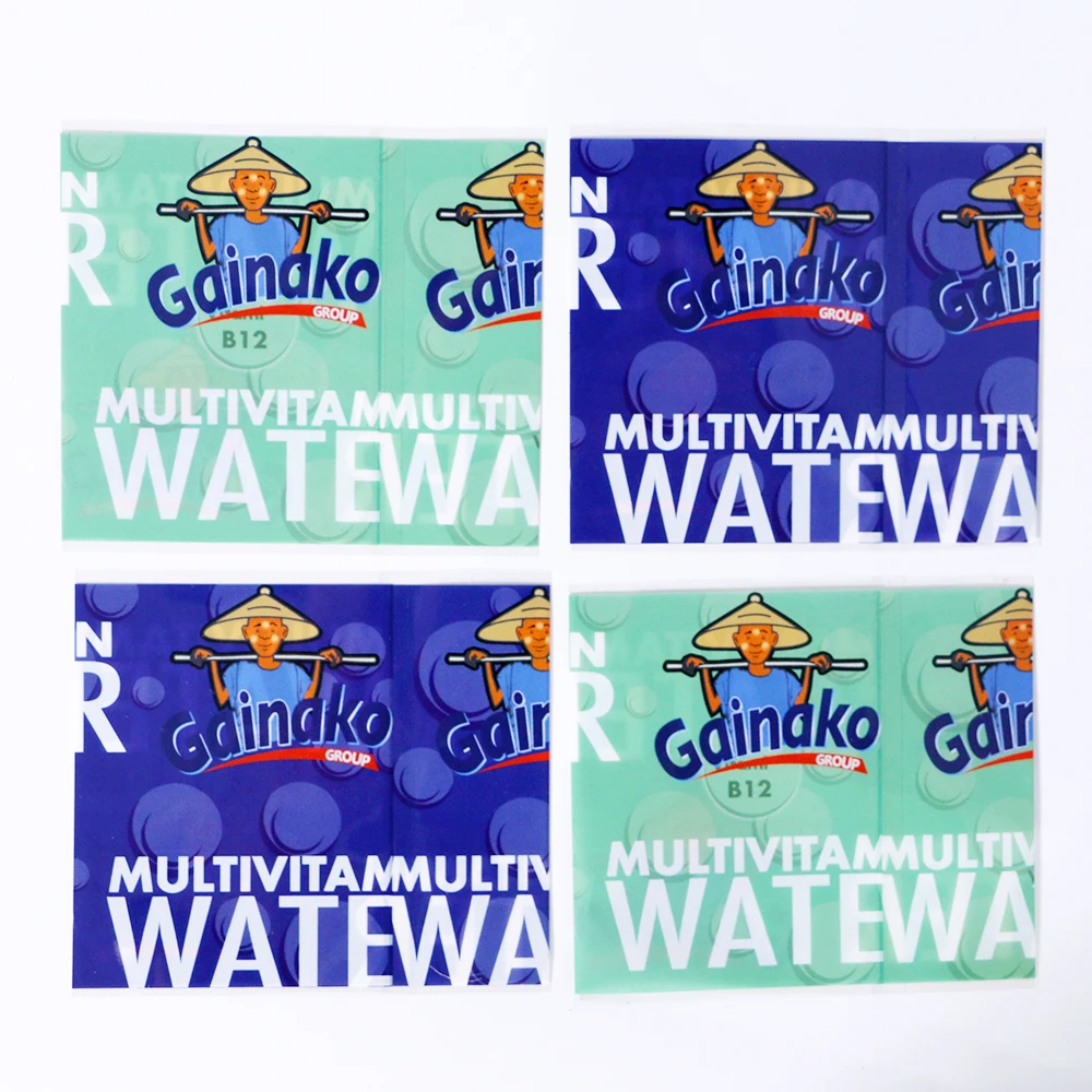 Minfly Digital Printing Custom Plastic PVC PET 5 Gallon Water Bucket Heat Shrink Seal Label for Bottle Cap