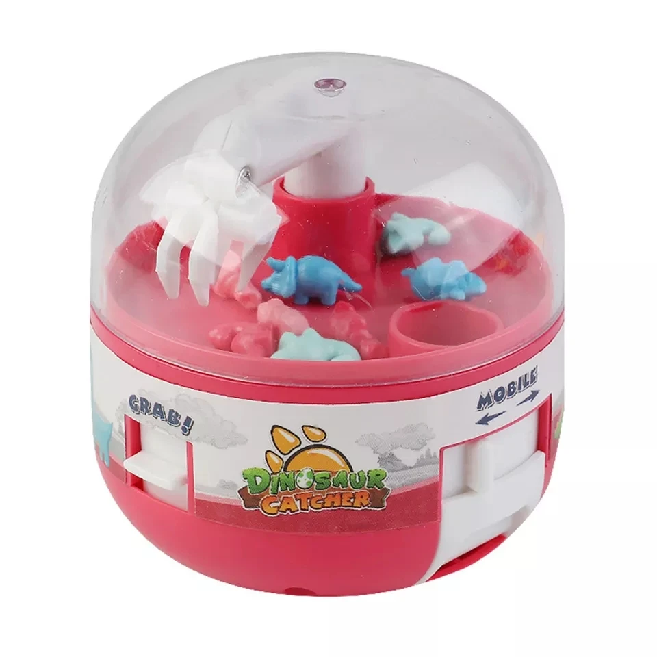 Dinosaur toy 4 Color Mixed Small Portable Capsule Candy Toy 8 Doll Dinosaur Catcher Machine Mini Surprise Toys With Display Box