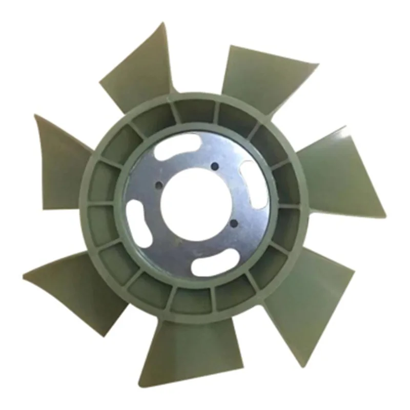 TIEJIA High quality Diesel Engine Fan Cooling Radiator Fan Blade With 12 Fan Blades for D6E Engine EC210 Excavator