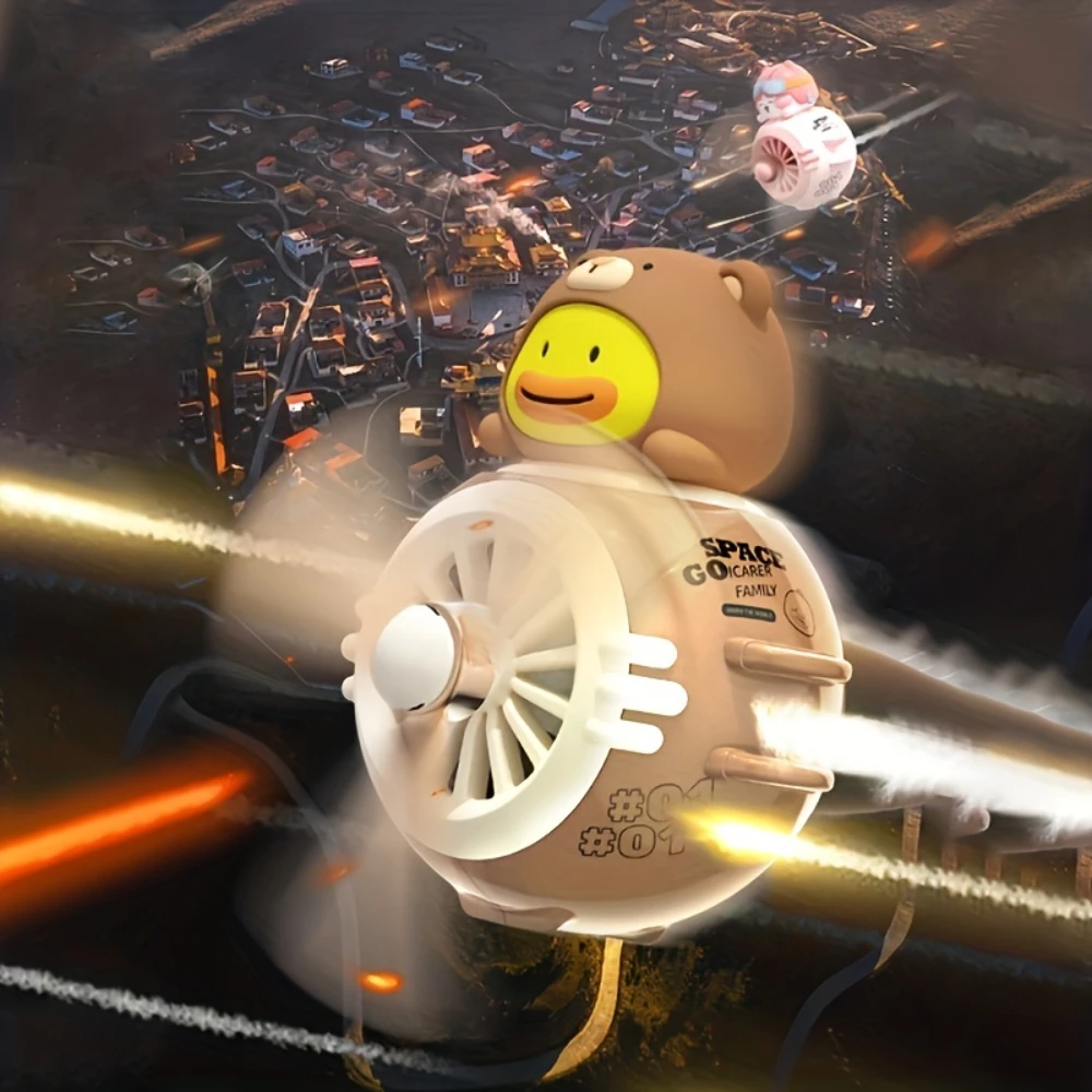 Car Air Conditioner Air Outlet Magnetic Suction Cartoon Doll Aromatherapy Car Ornaments Contains Cologne And Lemon Flavor Slices