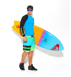 Hot selling wetsuit full body sunscreen warm swimming long sleeve surf shorts