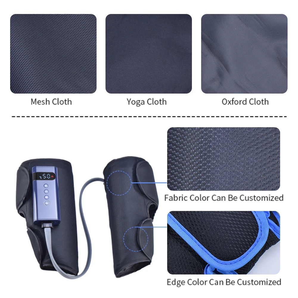 Air Compressor Pressure Electric Leg Compression Recovery Calf Massager 12 Chambers Pump For Leg