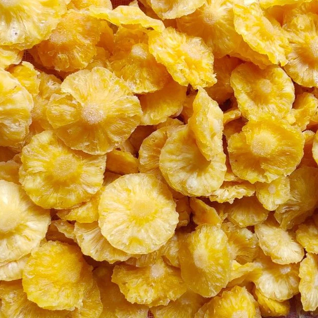 Soft dried Pineapple  Tropical dried fruit  Healthy foods