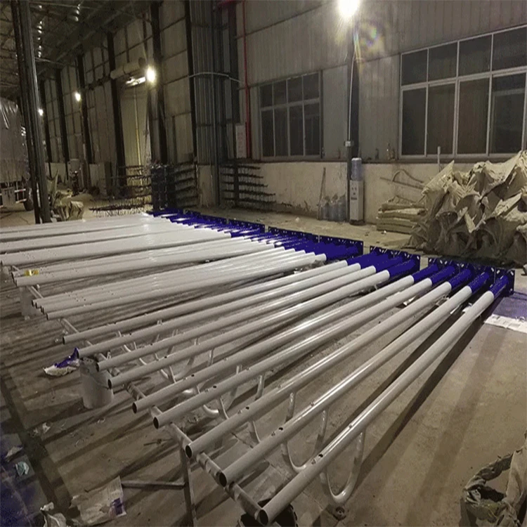 Factory direct supply hot-Dip Galvanized Q235 Engineering steel 6M street light pole
