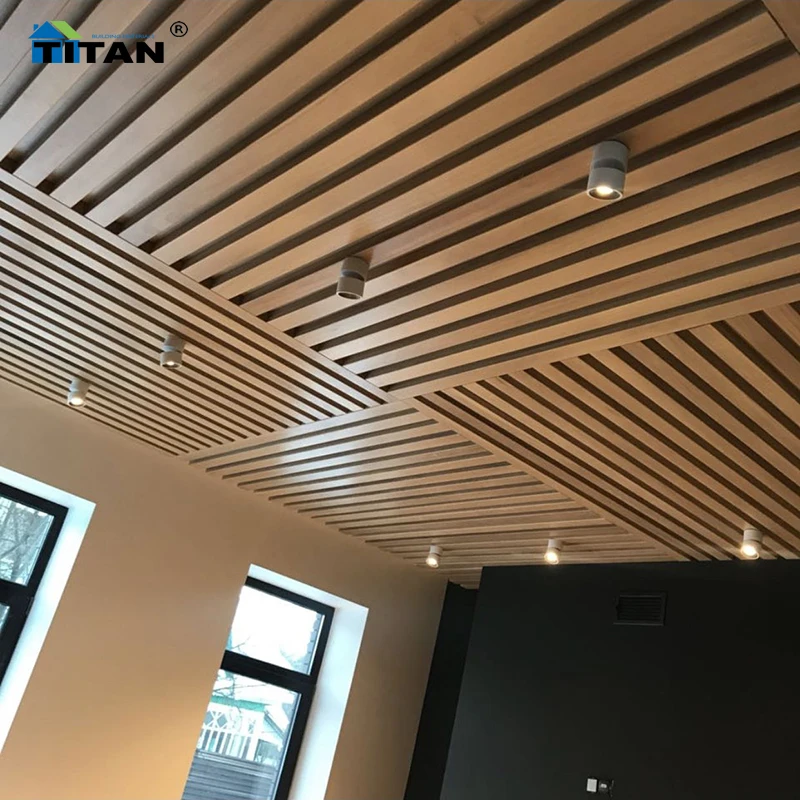 50*50 Outdoor Wpc Timber Tube For Interior Wall Ceiling Party