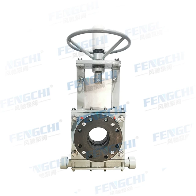 Slurry knife gate valve size can be customized