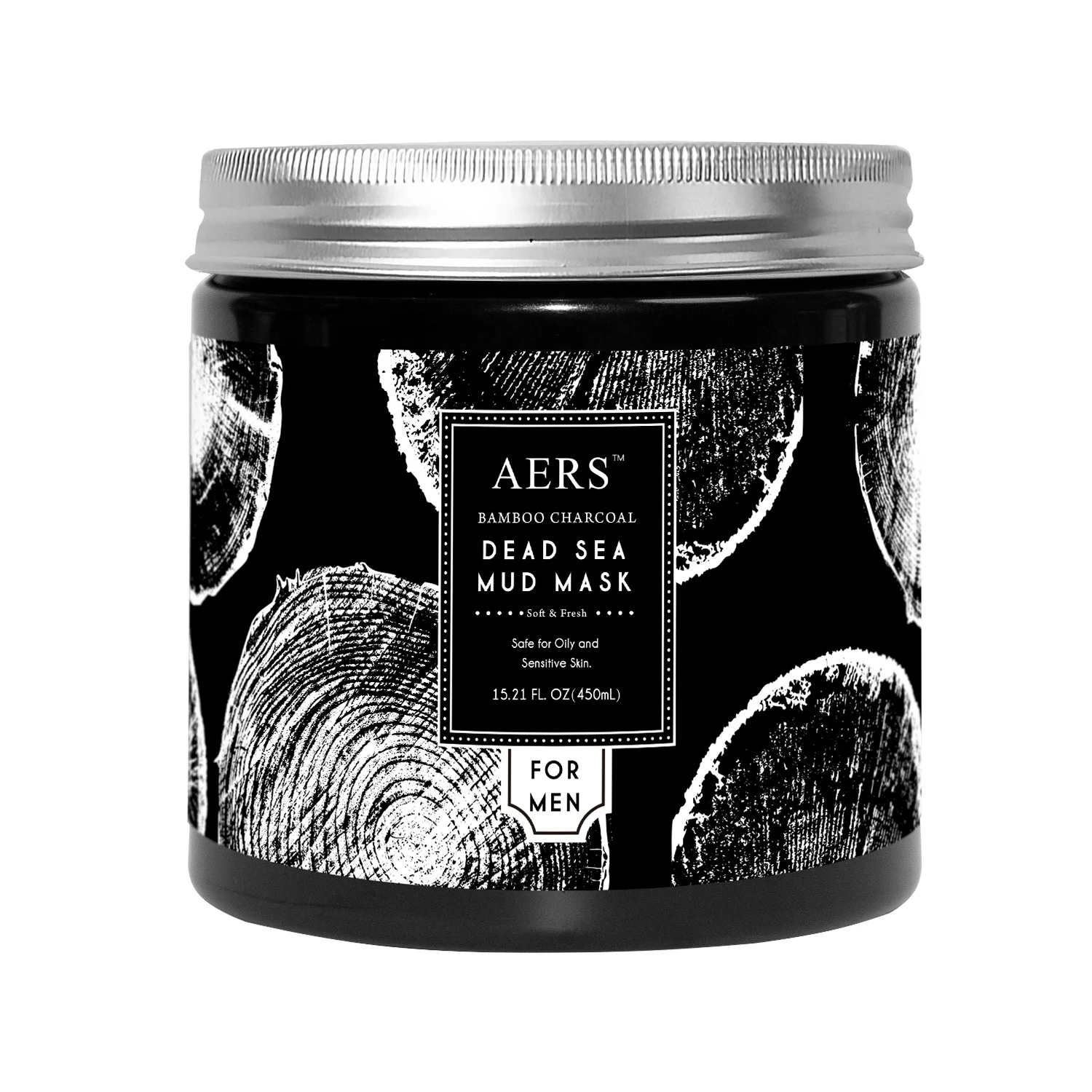 Настраиваемая Грязевая маска Мертвого моря 450 мл-черная тема Профессиональные дизайнерские услуги минимальный 1000