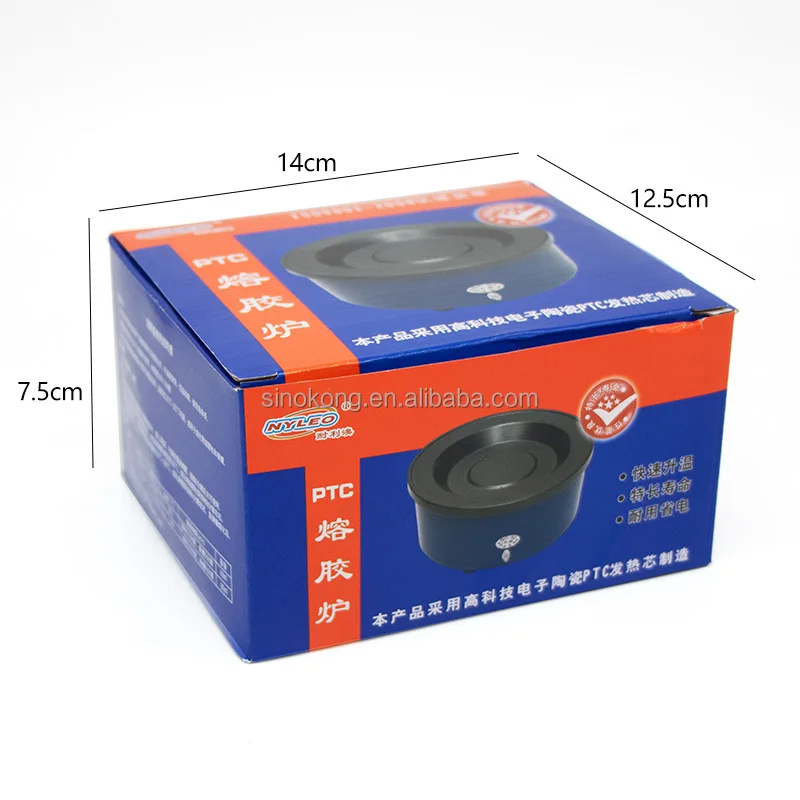 Wholesale Adjustable 200W Keratin Glue Pot Hot Melt Glue Stove EU US Plug for Hair Extension Tools